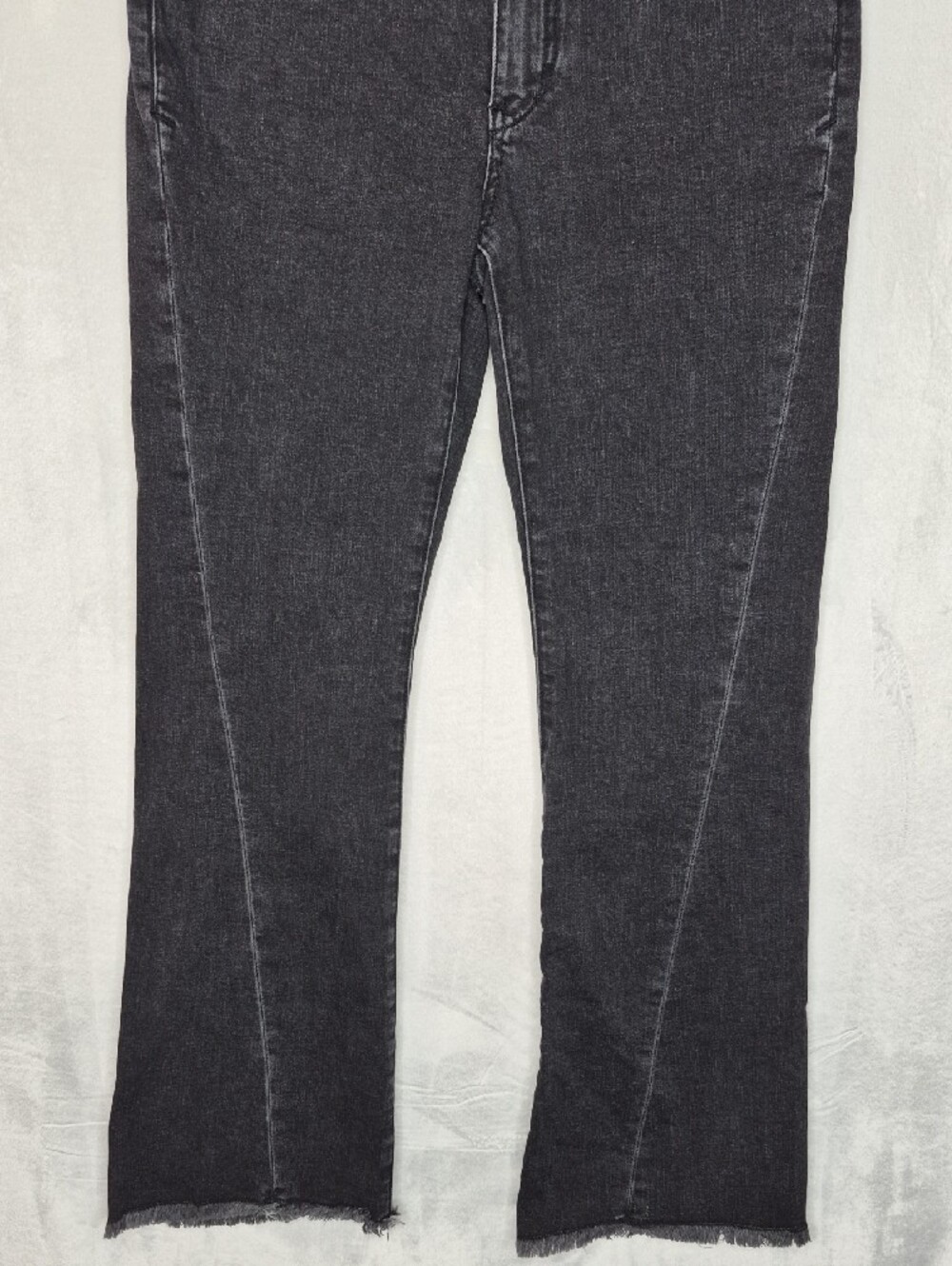 Pilcro and the Letterpress High-Rise Flare Black Jeans Size 26 - Picture 3 of 10